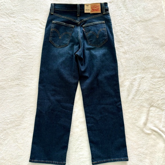 Levi's Ribcage Straight Ankle Button Fly Jeans--Sz 28 - Picture 11 of 16